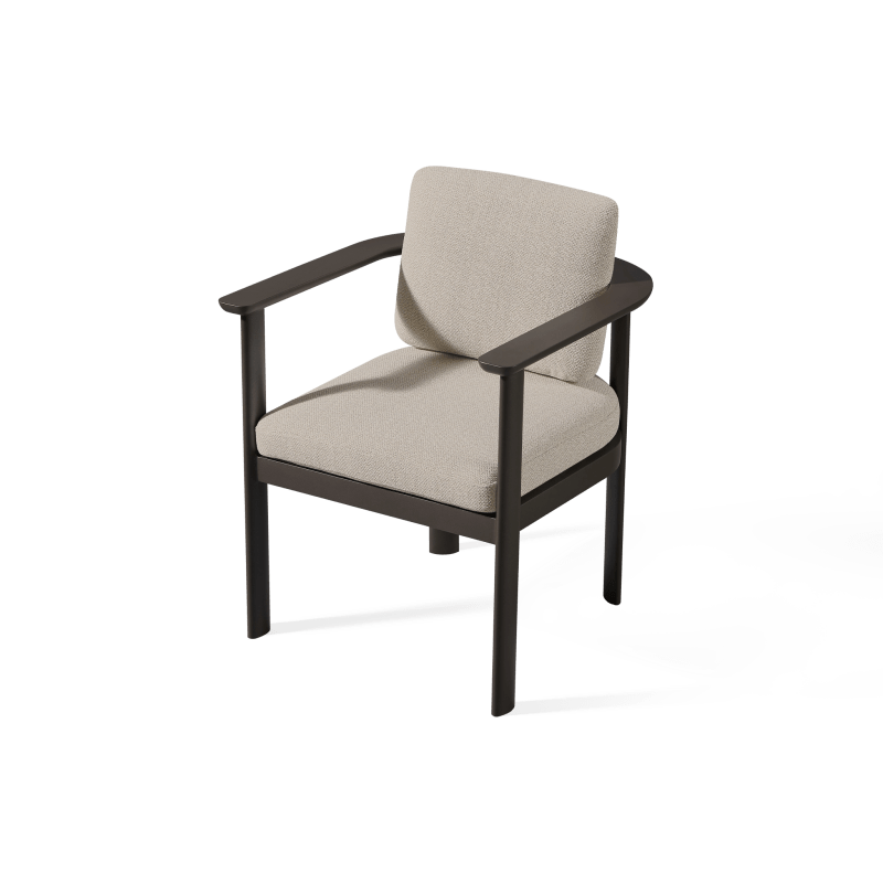 Newport Aluminum Barrel Dining Chair