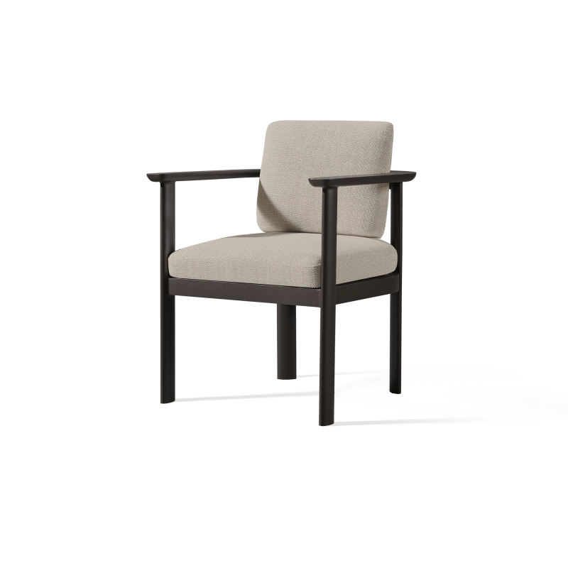 Newport Aluminum Barrel Dining Chair