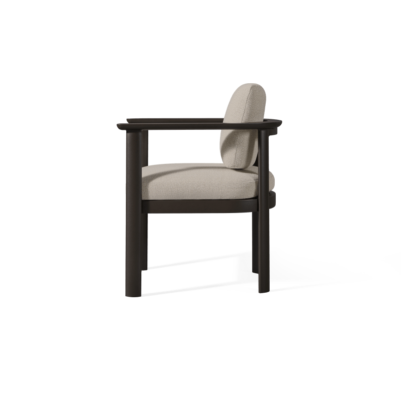 Newport Aluminum Barrel Dining Chair