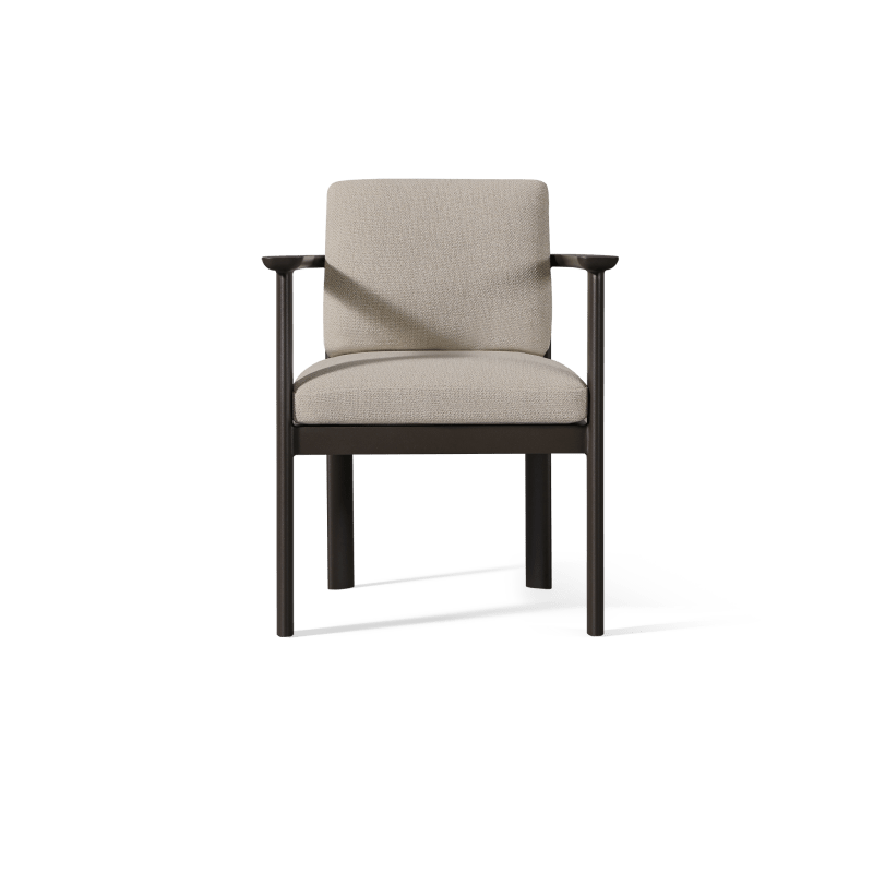 Newport Aluminum Barrel Dining Chair