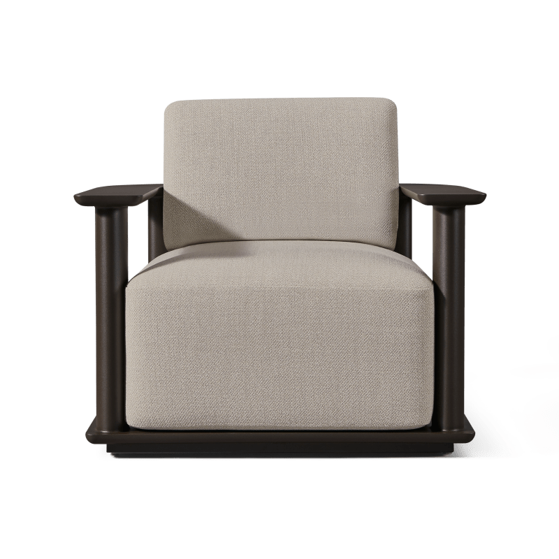 Newport Aluminum Barrel Lounge Chair