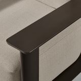 Newport Aluminum Barrel Lounge Chair | Aluminum Bronze, Siesta Taupe,