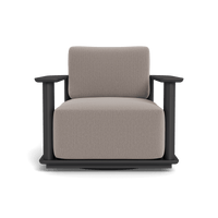 Newport Aluminum Barrel Swivel Lounge Chair