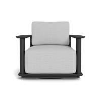 Newport Aluminum Barrel Swivel Lounge Chair