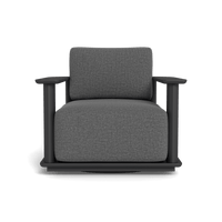 Newport Aluminum Barrel Swivel Lounge Chair