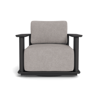 Newport Aluminum Barrel Swivel Lounge Chair