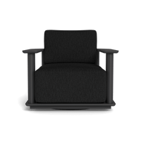 Newport Aluminum Barrel Swivel Lounge Chair