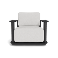Newport Aluminum Barrel Swivel Lounge Chair