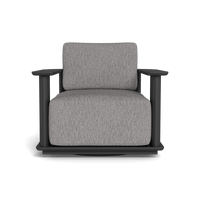 Newport Aluminum Barrel Swivel Lounge Chair