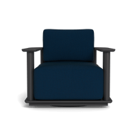 Newport Aluminum Barrel Swivel Lounge Chair