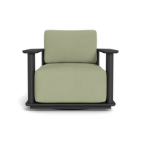 Newport Aluminum Barrel Swivel Lounge Chair