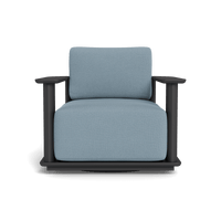 Newport Aluminum Barrel Swivel Lounge Chair