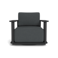 Newport Aluminum Barrel Swivel Lounge Chair