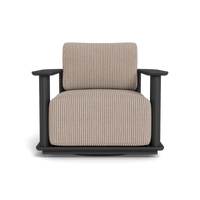 Newport Aluminum Barrel Swivel Lounge Chair