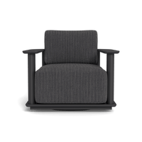 Newport Aluminum Barrel Swivel Lounge Chair