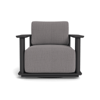 Newport Aluminum Barrel Swivel Lounge Chair