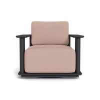 Newport Aluminum Barrel Swivel Lounge Chair