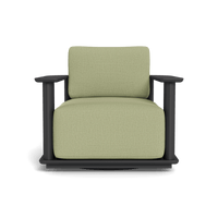 Newport Aluminum Barrel Swivel Lounge Chair