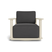 Newport Aluminum Barrel Swivel Lounge Chair