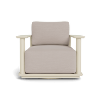 Newport Aluminum Barrel Swivel Lounge Chair