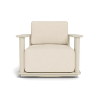 Newport Aluminum Barrel Swivel Lounge Chair