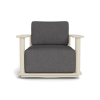 Newport Aluminum Barrel Swivel Lounge Chair