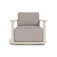Newport Aluminum Barrel Swivel Lounge Chair