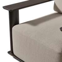 Newport Aluminum Barrel Swivel Lounge Chair