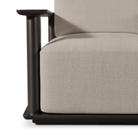 Newport Aluminum Barrel Swivel Lounge Chair