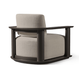 Newport Aluminum Barrel Swivel Lounge Chair | Aluminum Bronze, Siesta Taupe,