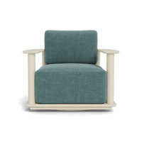 Newport Aluminum Barrel Swivel Lounge Chair