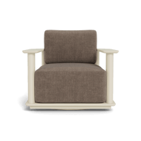 Newport Aluminum Barrel Swivel Lounge Chair