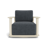 Newport Aluminum Barrel Swivel Lounge Chair