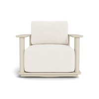 Newport Aluminum Barrel Swivel Lounge Chair
