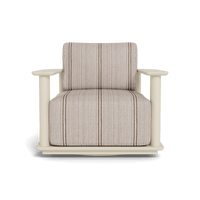 Newport Aluminum Barrel Swivel Lounge Chair