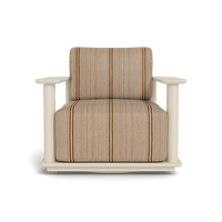 Newport Aluminum Barrel Swivel Lounge Chair