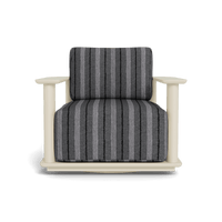 Newport Aluminum Barrel Swivel Lounge Chair