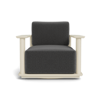 Newport Aluminum Barrel Swivel Lounge Chair