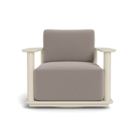 Newport Aluminum Barrel Swivel Lounge Chair