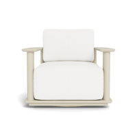 Newport Aluminum Barrel Swivel Lounge Chair
