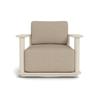 Newport Aluminum Barrel Swivel Lounge Chair