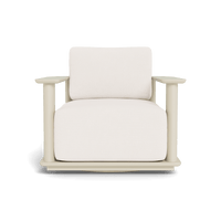Newport Aluminum Barrel Swivel Lounge Chair