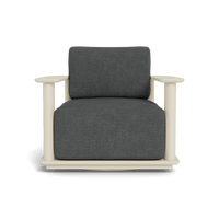 Newport Aluminum Barrel Swivel Lounge Chair