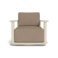 Newport Aluminum Barrel Swivel Lounge Chair