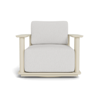Newport Aluminum Barrel Swivel Lounge Chair