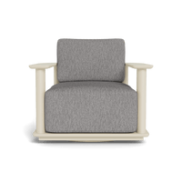 Newport Aluminum Barrel Swivel Lounge Chair