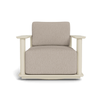 Newport Aluminum Barrel Swivel Lounge Chair