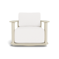 Newport Aluminum Barrel Swivel Lounge Chair