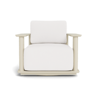 Newport Aluminum Barrel Swivel Lounge Chair