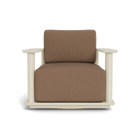 Newport Aluminum Barrel Swivel Lounge Chair